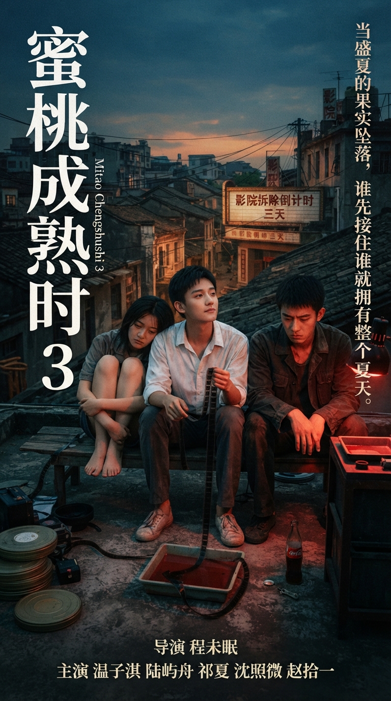 《蜜桃成熟时3》主视觉海报